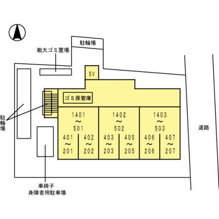 F・D　VILLEの区画図