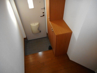 明るい玄関です