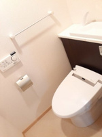 ゆったりとした空間のトイレです