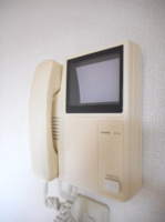 モニター付きインターホンです