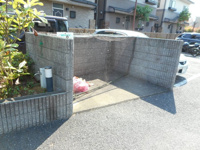 ゴミ集積場です