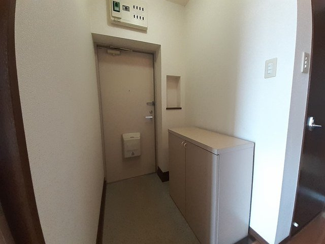 落ち着いた玄関です