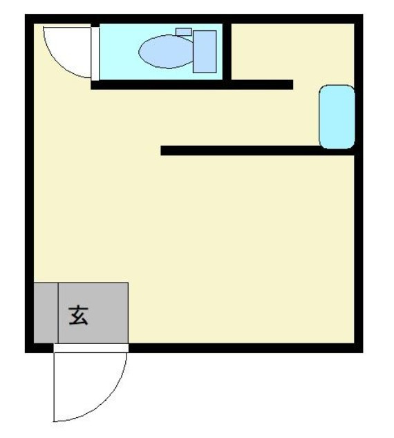 堺市西区鳳東町　貸店舗の間取り