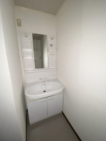 独立洗面化粧台が付いています