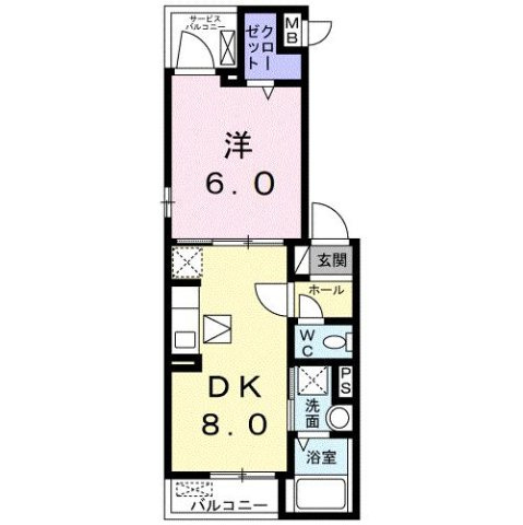 レジデンス　マイの間取り