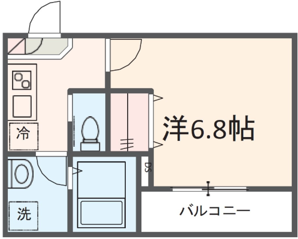 MELDIA青梅の間取り