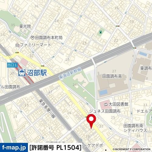 アクトピア田園調布南の地図