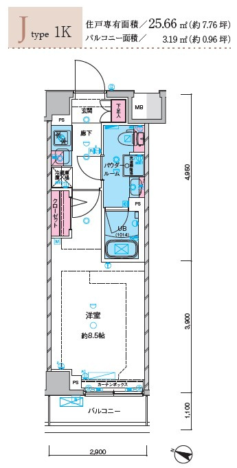 ガリシア西馬込の間取り