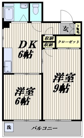 ハイマートフジの間取り