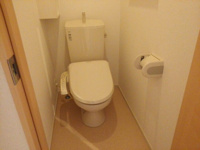ゆったりとした空間のトイレです