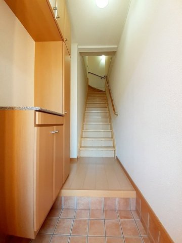 ゆったりとした玄関です
