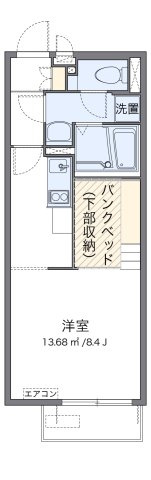 代表的な間取のため実際の間取とは異なる場合があります