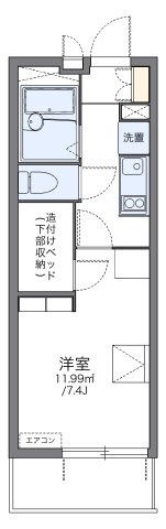 代表的な間取のため実際の間取とは異なる場合があります
