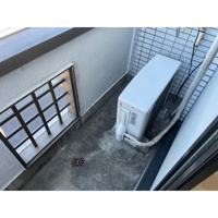 落ち着いた時間を過ごせるバルコニーです