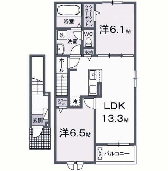 【間取り】 | ニューライズ倉賀野