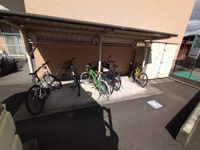 駐輪場　自転車＆原付のみ駐輪可