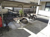 駐輪場　原付＆自転車のみ駐輪可能