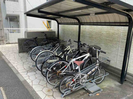 駐輪場です。
