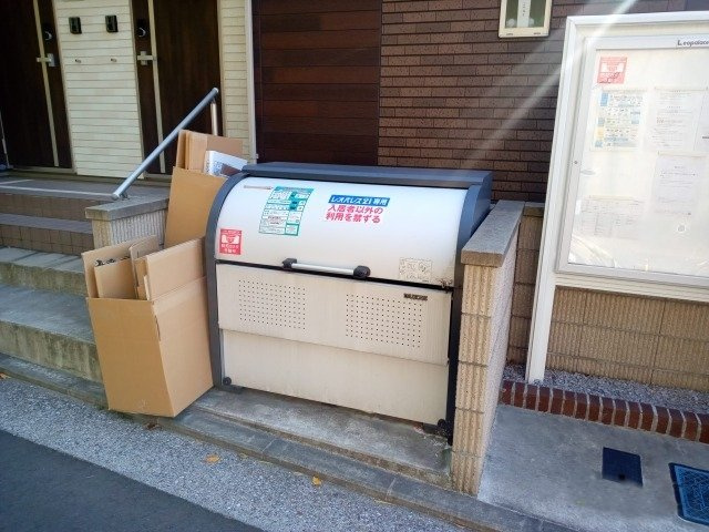 ゴミ置き場です。