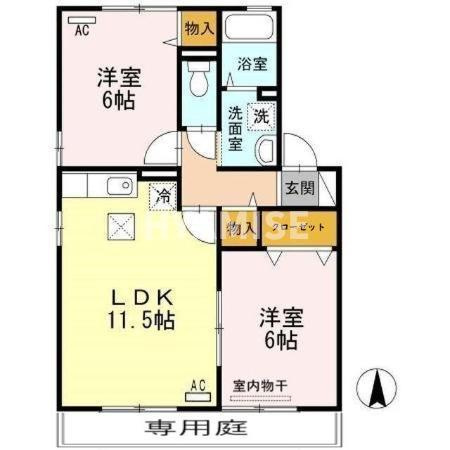 ウィルモア宮小路A棟の間取り