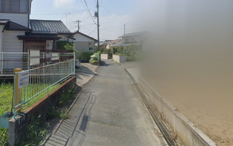 【新築戸建】　いわき市小名浜大原13期　【長期優良住宅】の前面道路含む現地写真|南側2.9ｍ公道（セットバック後4ｍ）