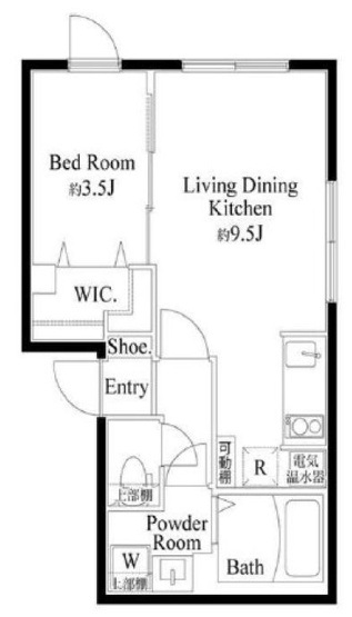 【間取り】 | ＣＡＳＡ　ＰＩＡＺＺＡ　浅草蔵前 | 間取り