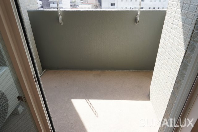 熊本市中央区船場町３丁目の賃貸マンションのバルコニー
