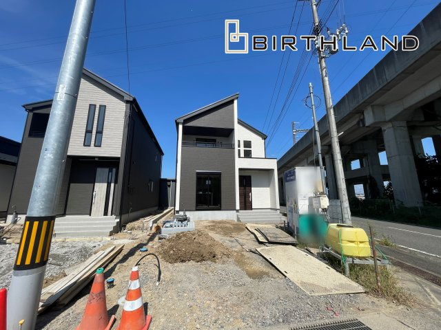 新築戸建・新築建売　郡山市富久山町久保田岡ノ城　行健小・行健中の外観パース|〈5号棟〉2026年10月完成予定です！現地ご案内可能です♪お気軽にお問い合わせください！