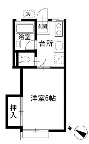 ヒルズ・フジサワの間取り