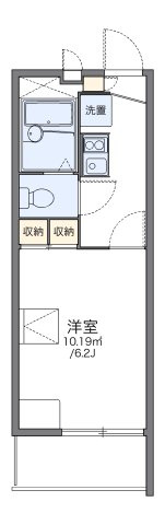 レオパレスキタハラの間取り