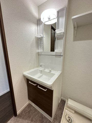 INside Grove EVEの独立洗面台|独立洗面台、小物を置くことができて便利です