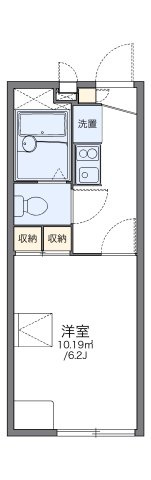レオパレスリブイン邦の間取り