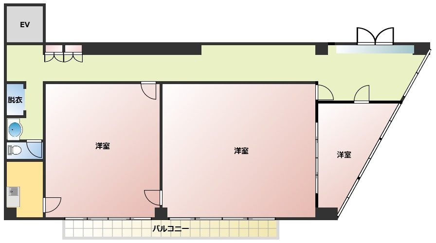 ウインビル(店舗・事務所)の間取り