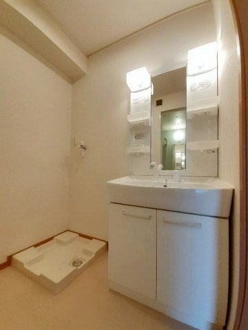 ベージョ　フロールの洗面所|スペースが確保できる洗面所です