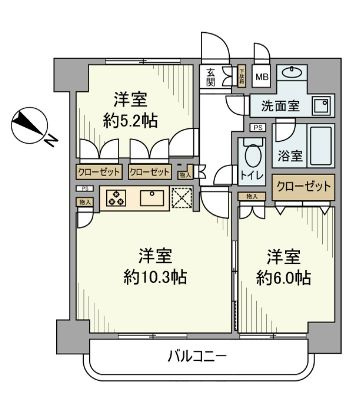 グレイス錦糸町の間取り