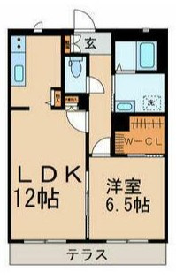 【間取り】 | ビレッタＫ | 間取りです。