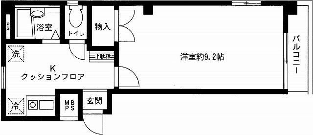 フェリエ四谷の間取り
