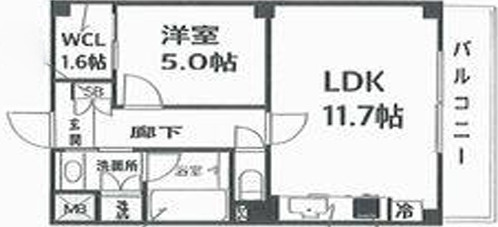 ヴェヌスタ西田辺の間取り