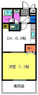 【間取り】 | フジパレス式内町I番館