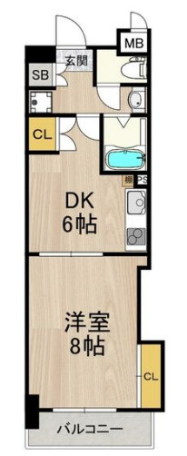 コンソラーレ日本橋の間取り