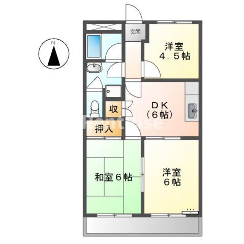 ダイナーズハイツの間取り
