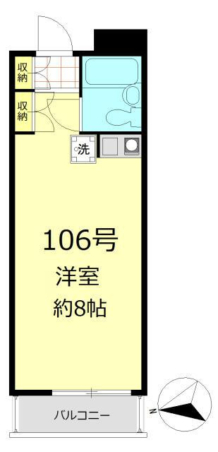パレロワイヤル弦巻の間取り