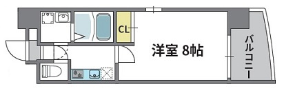 ウエンズ神戸の間取り