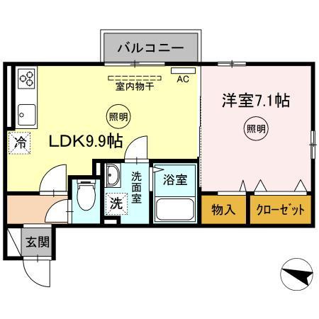 ルクランの間取り