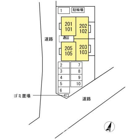 ルクランの区画図