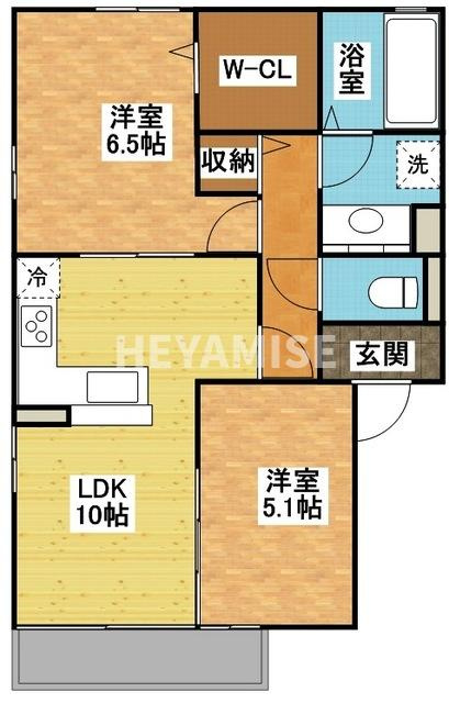 アルメリアの間取り