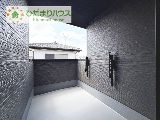 【バルコニー】 | 取手市井野第1期　新築戸建　1号棟 | あたたかな光が差し込む、南向きのバルコニー(#^^#)