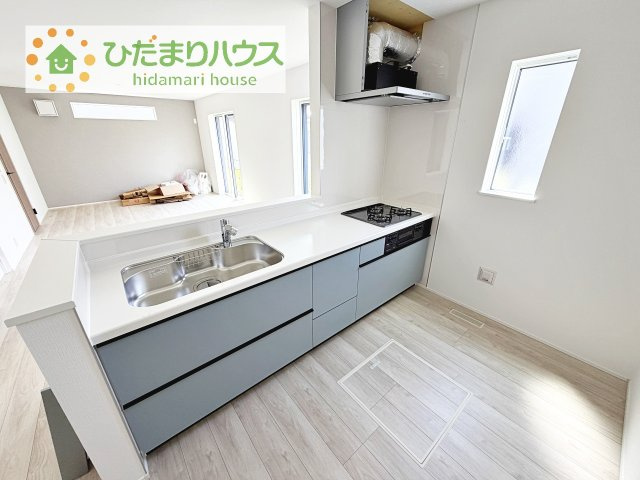 【キッチン】 | 取手市井野第1期　新築戸建　1号棟 | 料理をしながらでも、ご家族との会話を楽しめる対面式キッチン♪
