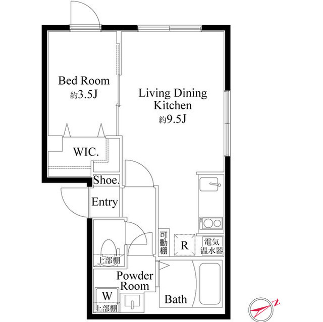 CASA PIAZZA 浅草蔵前の間取り