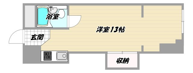 大阪市東淀川区淡路４丁目の賃貸マンションの間取り